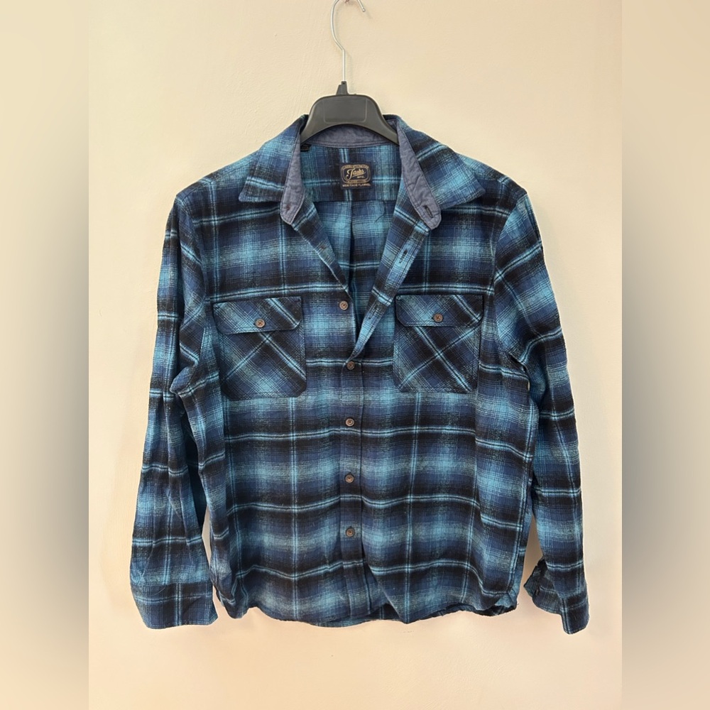 Men's Jach's Heritage Flannel in Blue Plaid (XXL)